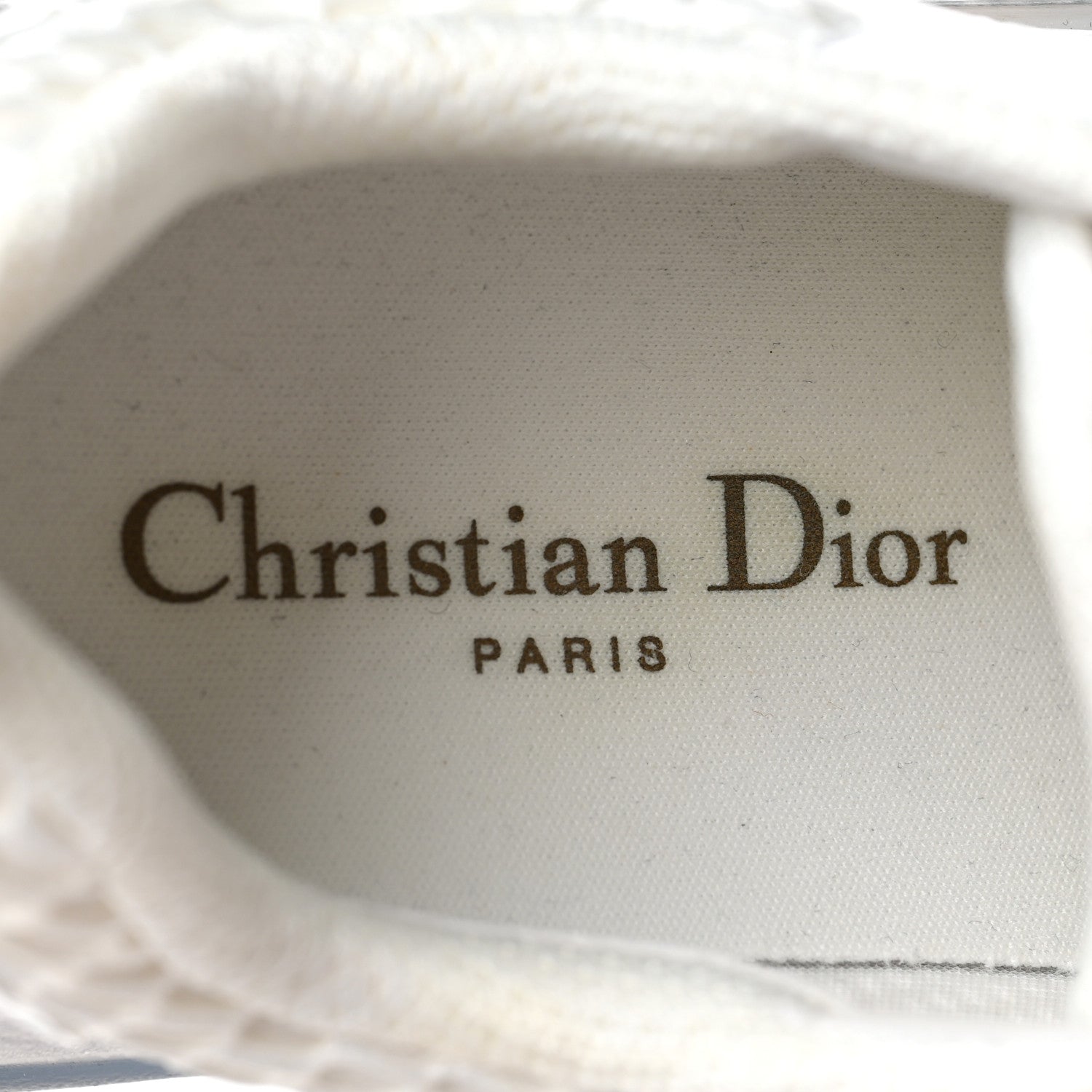 Christian Dior Matte Technical Fabric Mesh Dior Vibe Sneakers 37 White Silver 7 of 11
