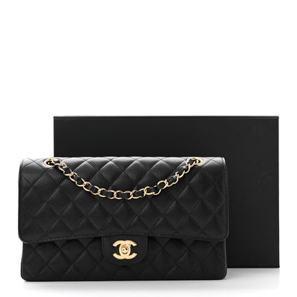 Chanel Caviar Quilted Medium Double Flap Black 11 of 11