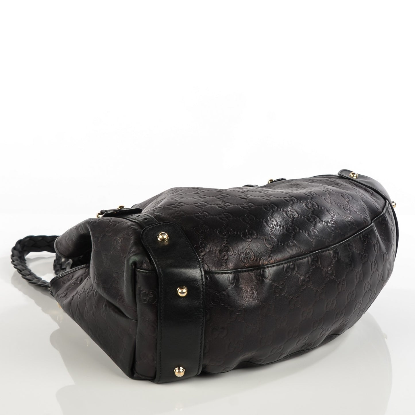 Guccissima Medium Pelham Shoulder Bag Black