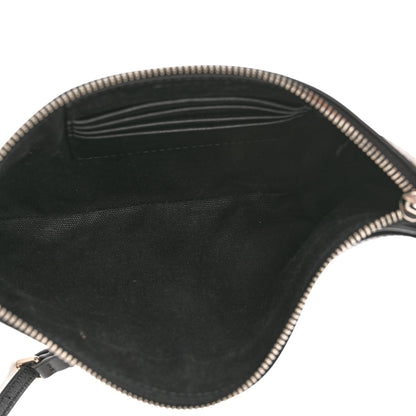 Burberry Mega Check Peyton Crossbody Clutch Bag Black 5 of 12