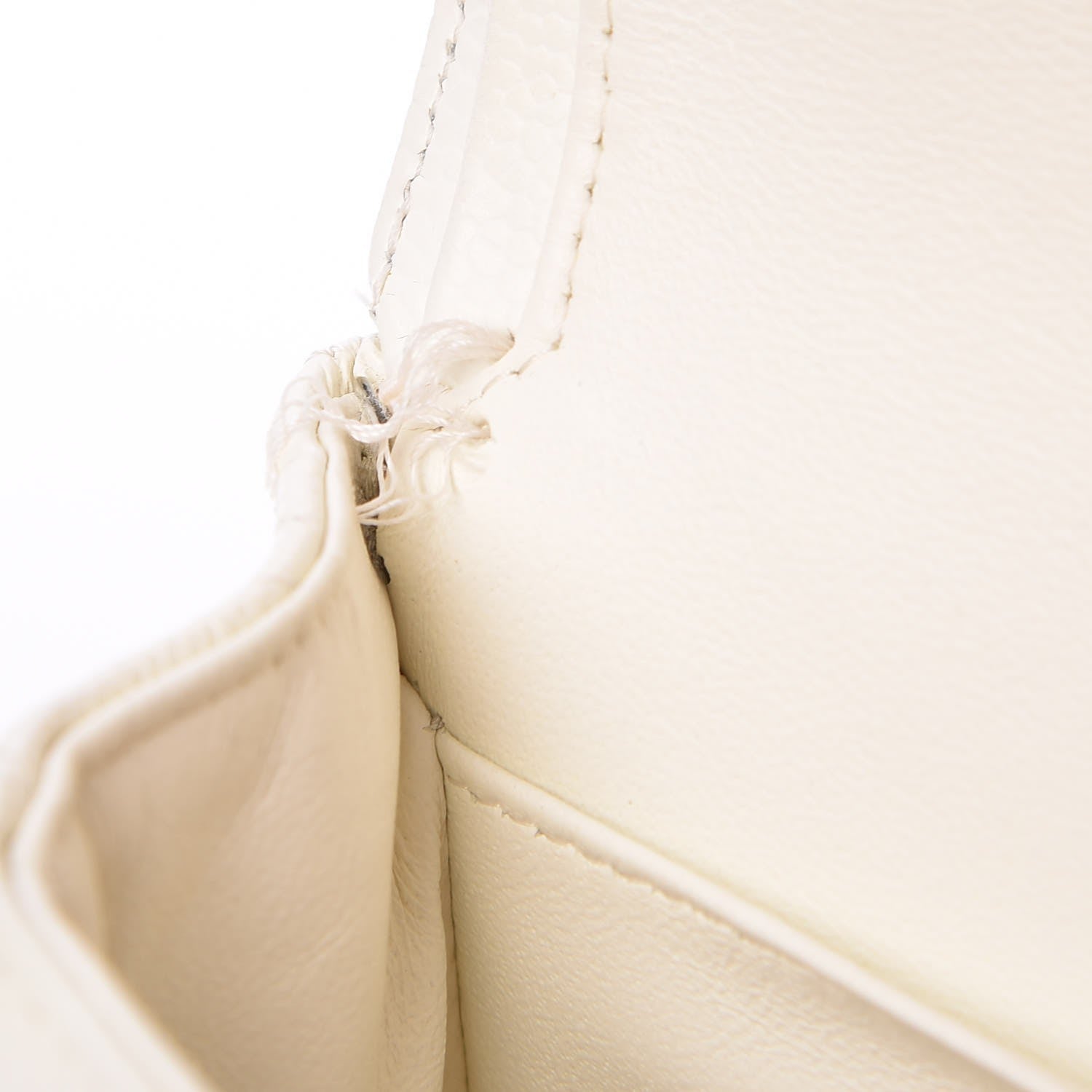 Chanel Caviar Quilted Medium Double Flap White 7 of 10