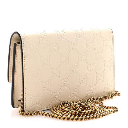 Gucci Guccissima Mini Cherry Chain Bag White 3 of 10