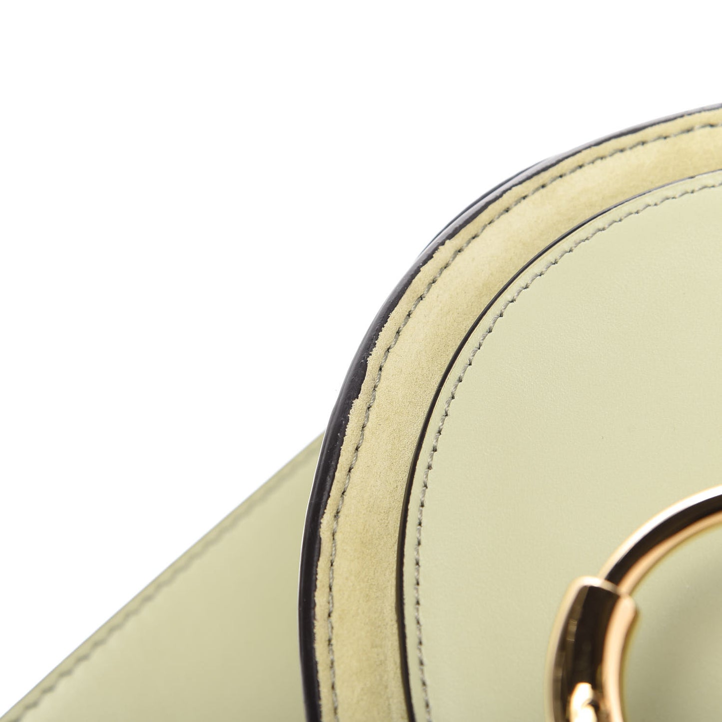 Goatskin Shiny Calfskin Small Tess Bag Stormy Grey