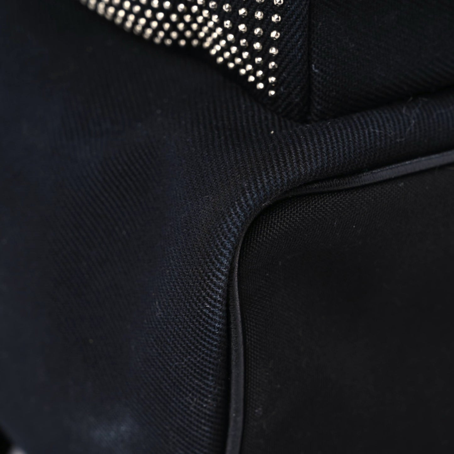 Canvas City Studded Backpack Black