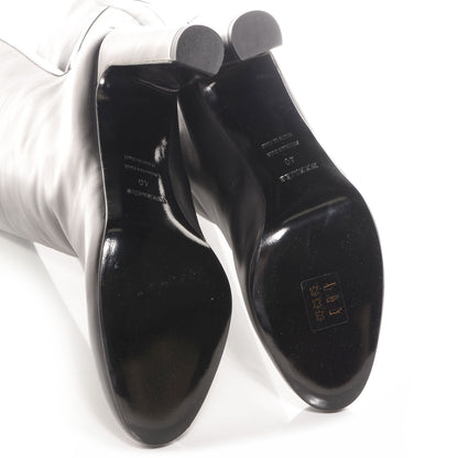 Hermes Calfskin Defile High Heel Boots 40 Black 4 of 5