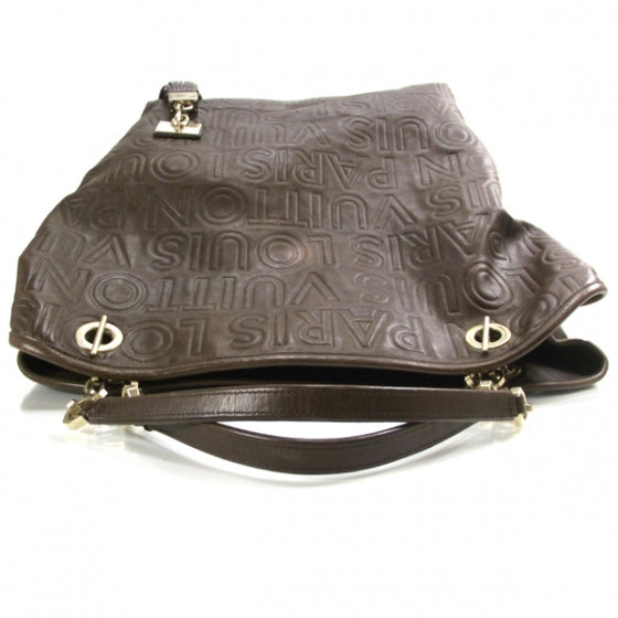 Monogram Paris Souple Whisper GM Chocolate