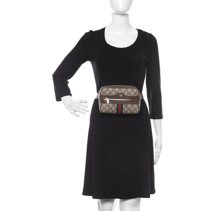 Gucci GG Supreme Monogram Small Ophidia Belt Bag 65 26 Dark Brown 2 of 10