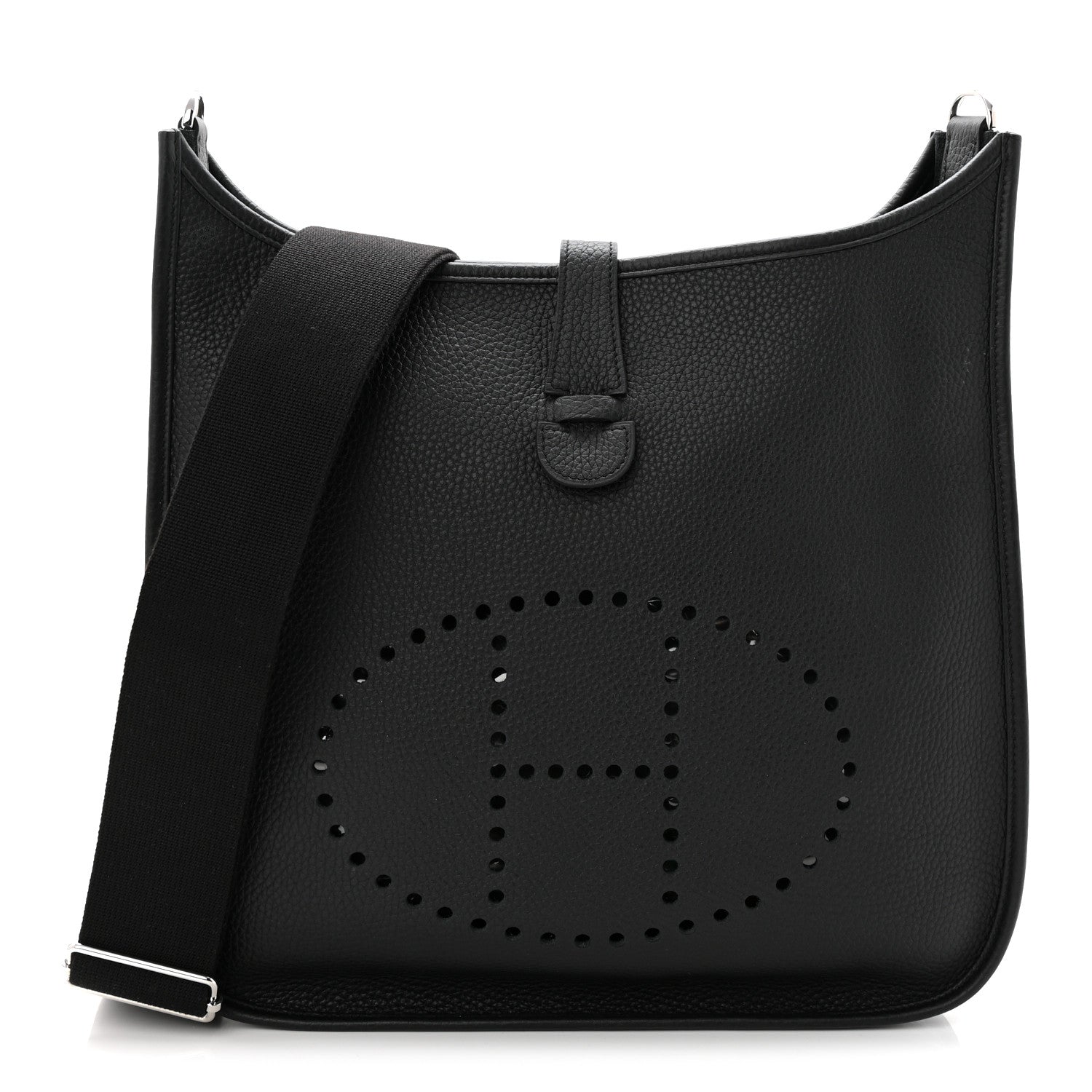 Hermes Taurillon Clemence Evelyne III GM Black 1 of 11