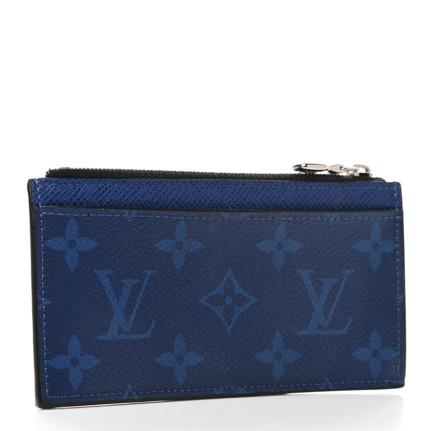 Monogram Taiga Coin Card Holder Cobalt
