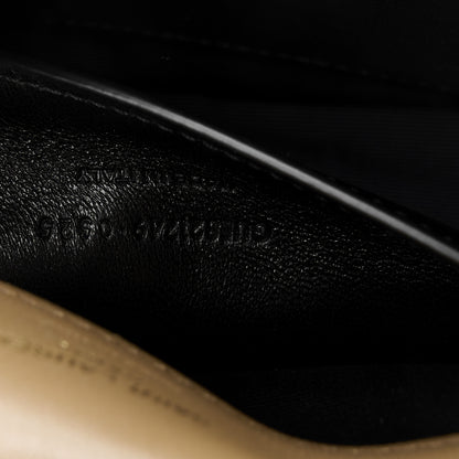 Saint Laurent Lambskin Chevron Quilted Mini Loulou Natural Tan 8 of 11
