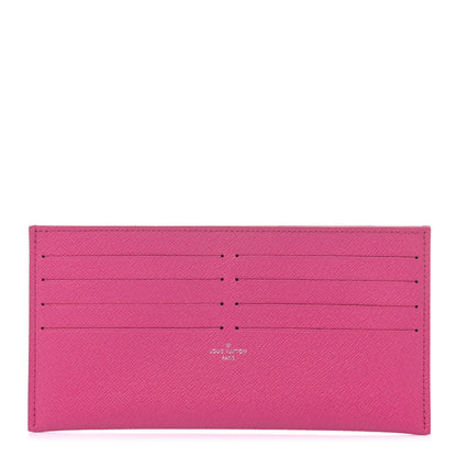 Louis Vuitton Calfskin Felicie Card Holder Insert Hot Pink 1 of 6