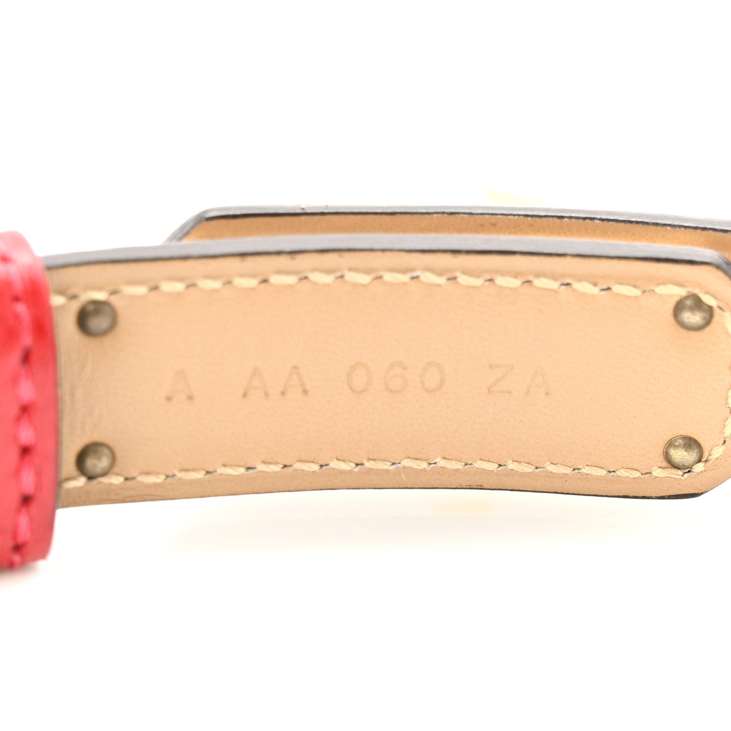 Epsom Kelly Belt Rouge Casaque