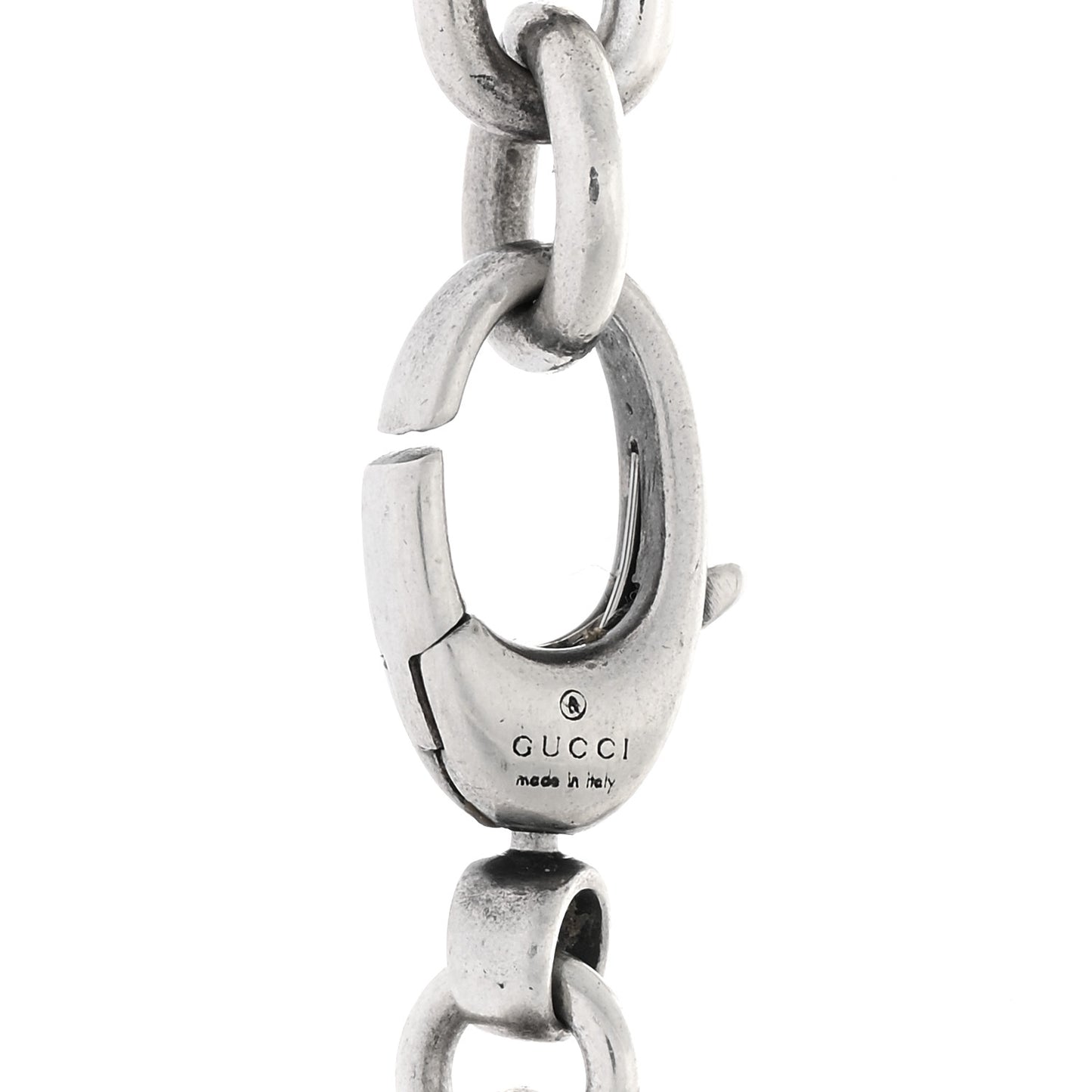 Sterling Silver Marina Link Cross Pendant Necklace