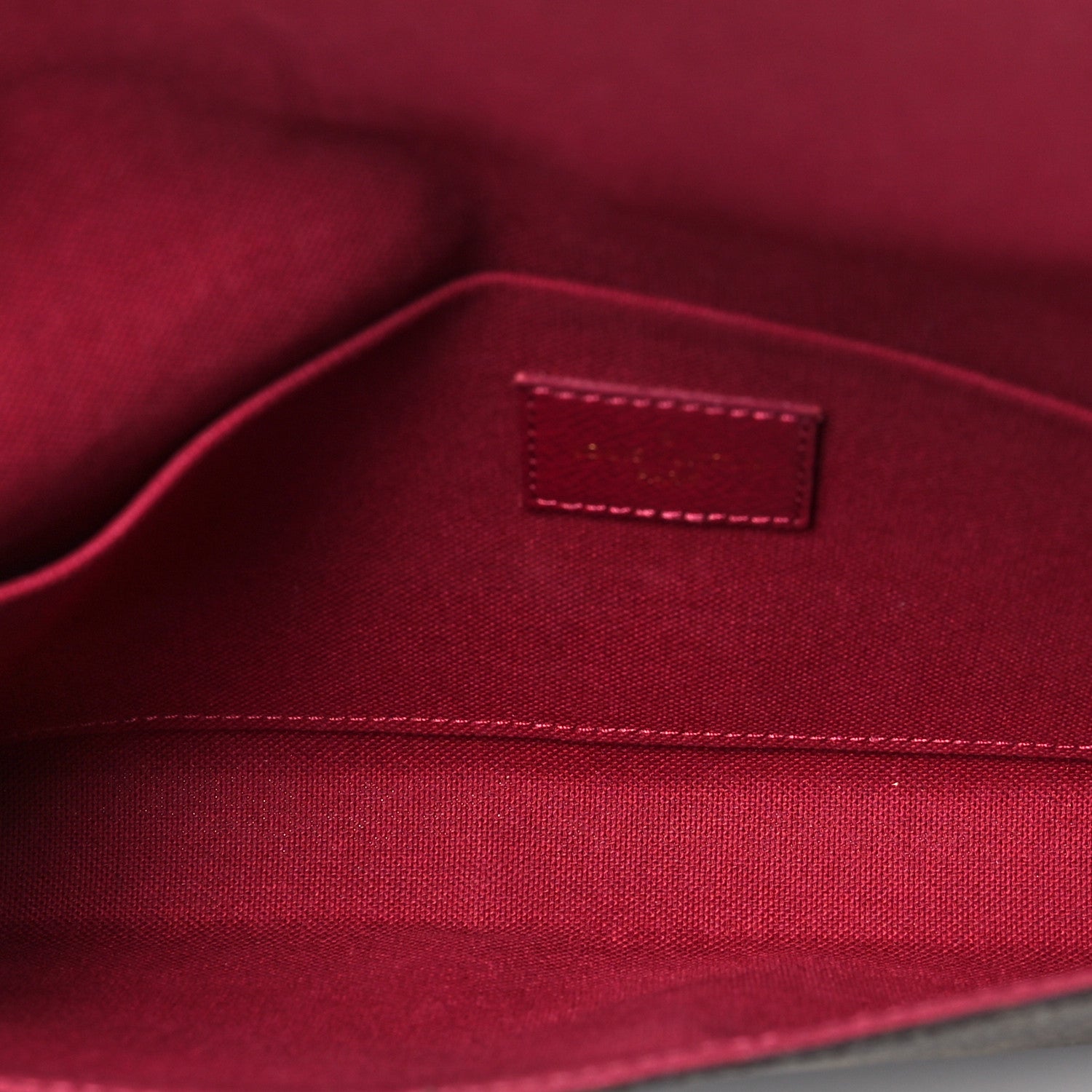 Louis Vuitton Monogram Pochette Felicie Chain Wallet Fuchsia 5 of 7