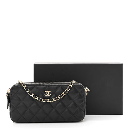 Chanel Caviar Quilted Small Clutch With Chain Black 16 of 16