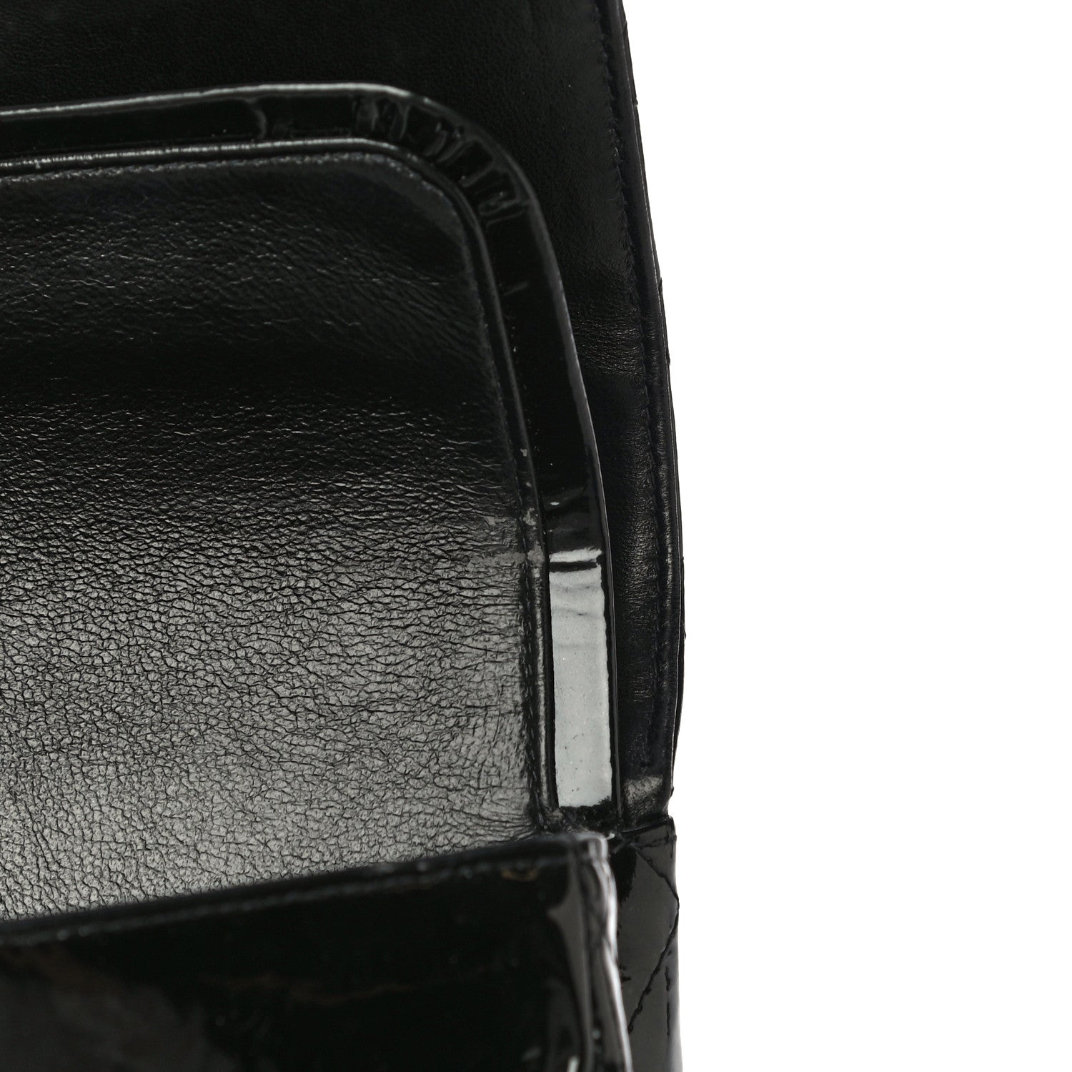 Chanel Patent Quilted Medium Double Flap Black 13 of 18