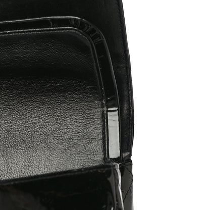 Chanel Patent Quilted Medium Double Flap Black 13 of 18