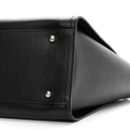 Chanel Caviar Small Studded Deauville Tote Black 9 of 12