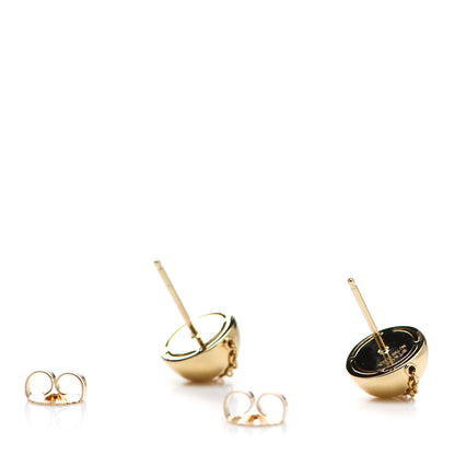 Tiffany 18K Yellow Gold HardWear Bolt Ball Earrings 3 of 5