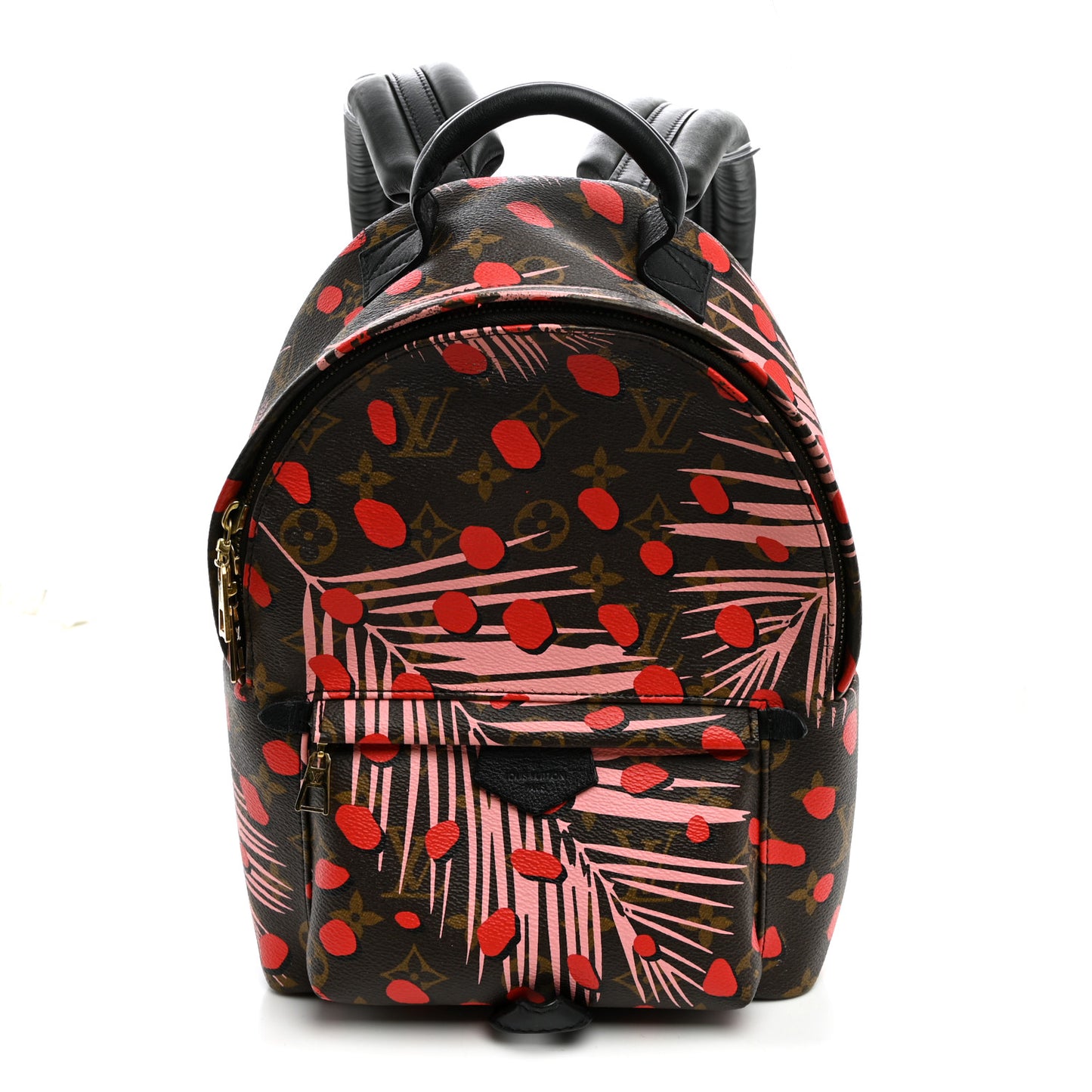 Monogram Jungle Dots Palm Springs Backpack PM Sugar Pink Poppy