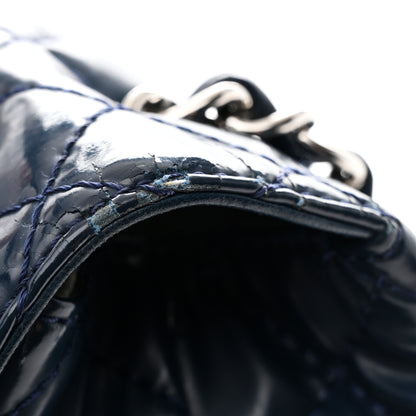 Chanel Vinyl Quilted In the Business Flap Bag Navy Blue 12 of 16