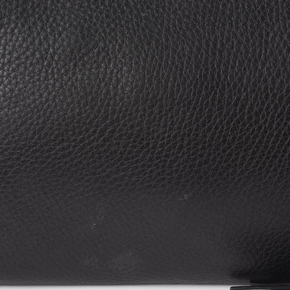 Gucci Pebbled Calfskin Medium Soho Clutch Black 10 of 10