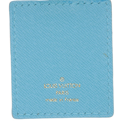 Louis Vuitton Vachetta Groom Key Ring Bag Charm Blue 3 of 3