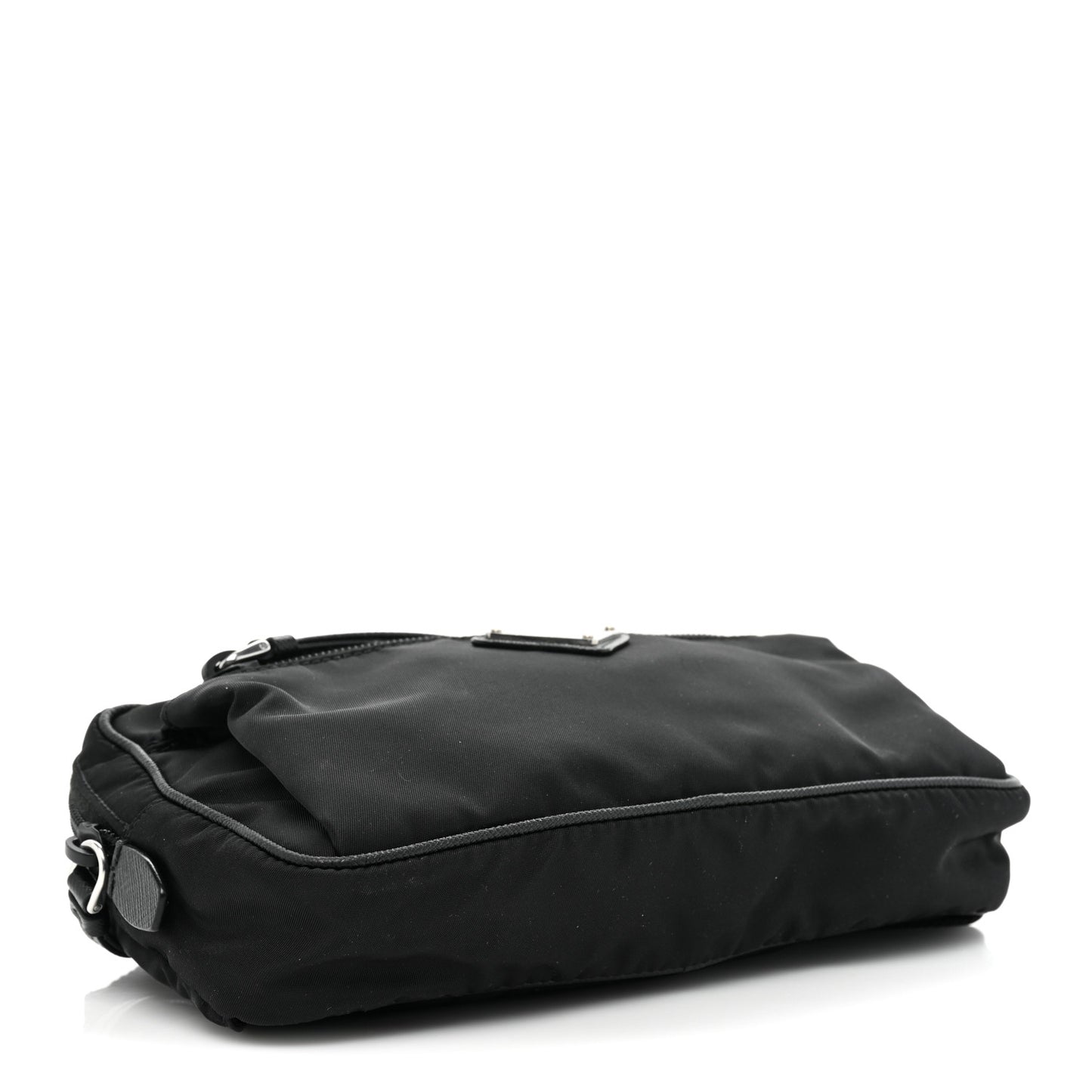 Re-Nylon Saffiano Belt Bag L Black