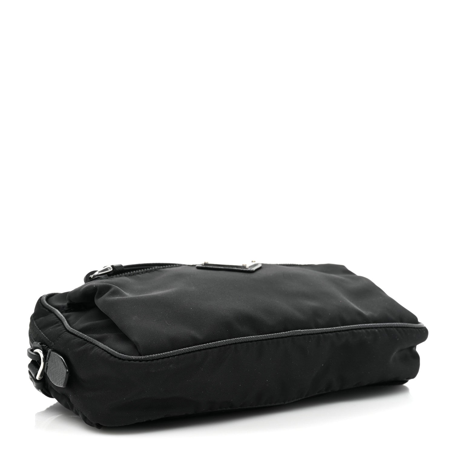 Prada Re-Nylon Saffiano Belt Bag L Black 4 of 11