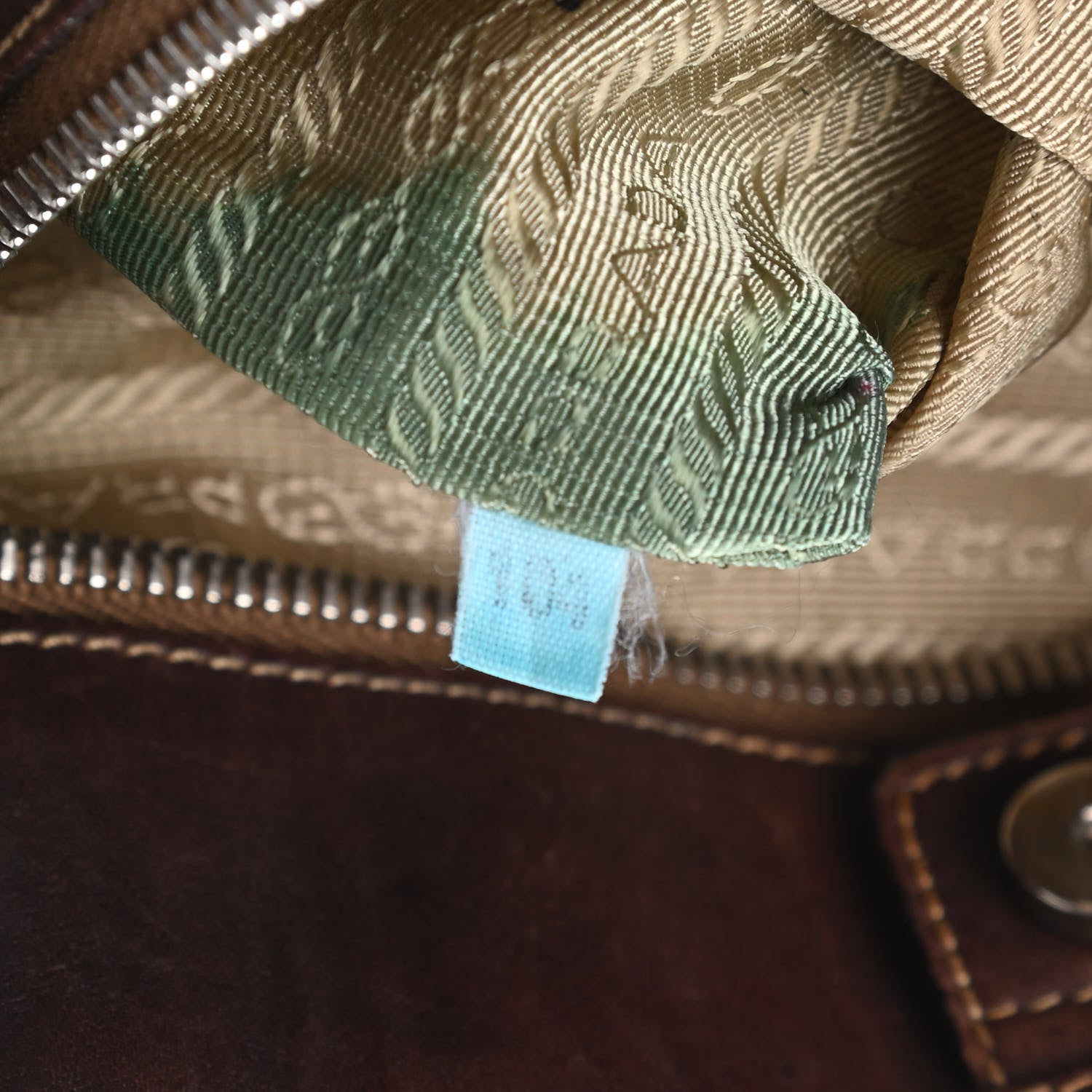 Prada Jacquard Logo Tote Corda Moro 8 of 20