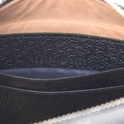 Gucci GG Supreme Monogram Textured Dollar Calfskin Web Mini Ophidia Half Moon Hobo Beige Blue 7 of 11