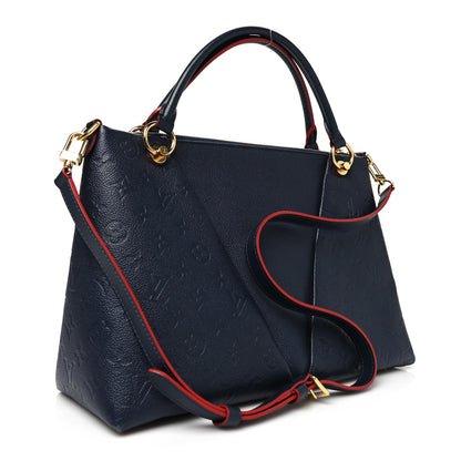 Louis Vuitton Empreinte V Tote MM Marine Rouge 4 of 13