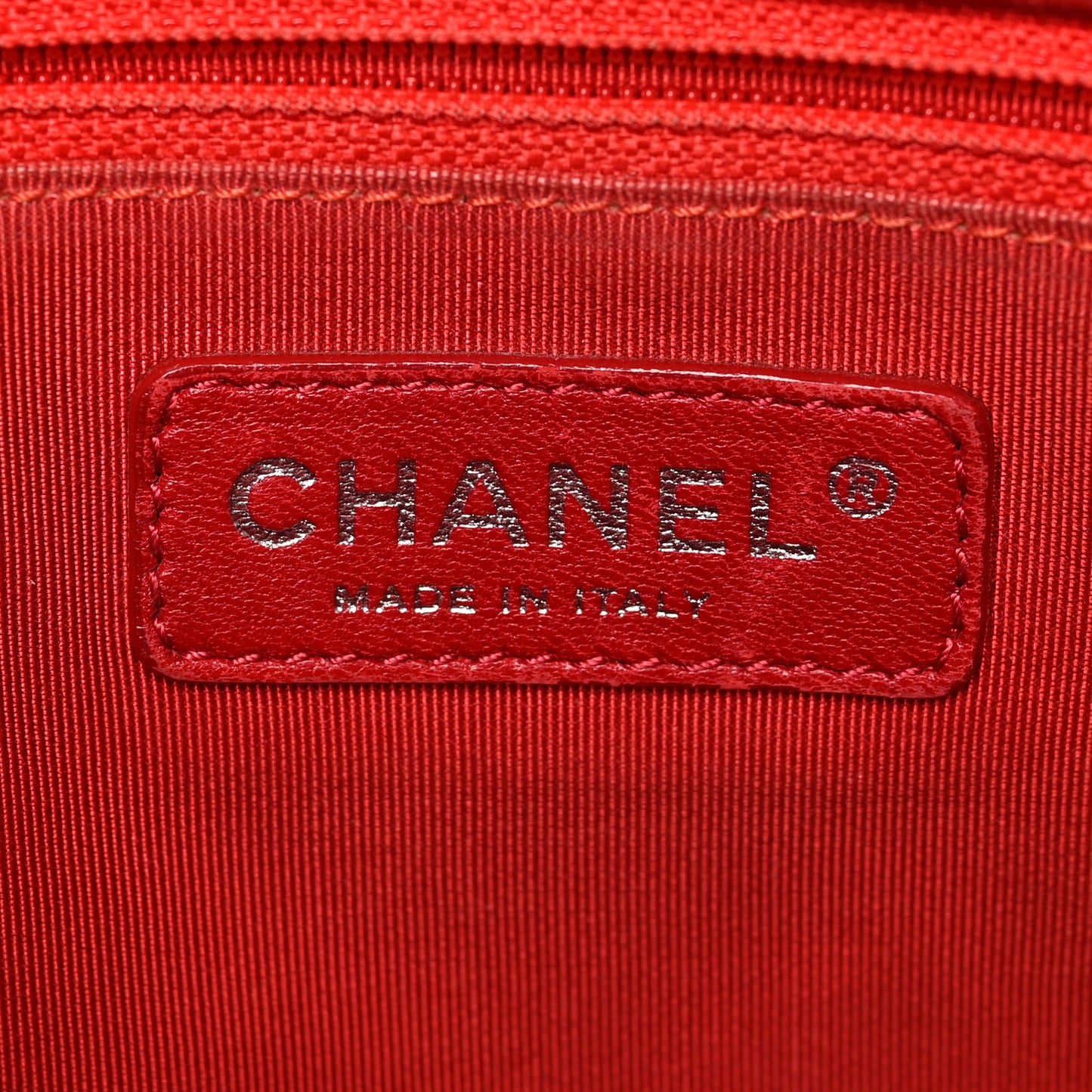 Caviar Quilted Grand Shopping Tote GST Red