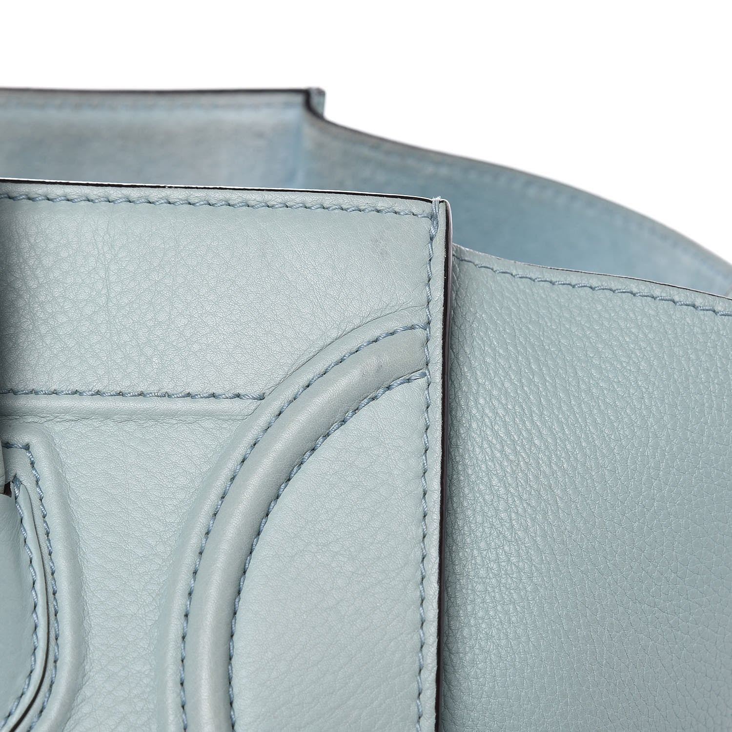 Celine Grained Calfskin Medium Phantom Luggage Galcier 16 of 25