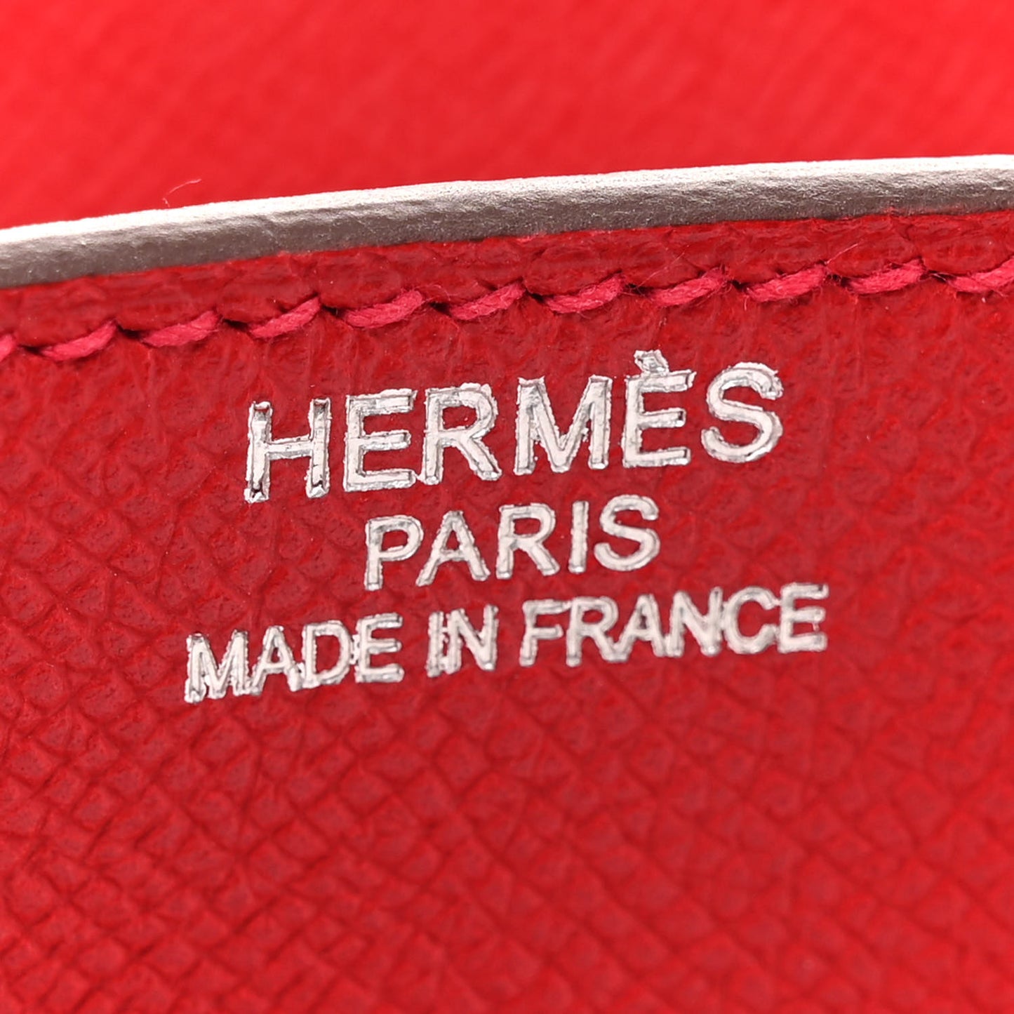 Epsom Birkin 35 Rouge Casaque
