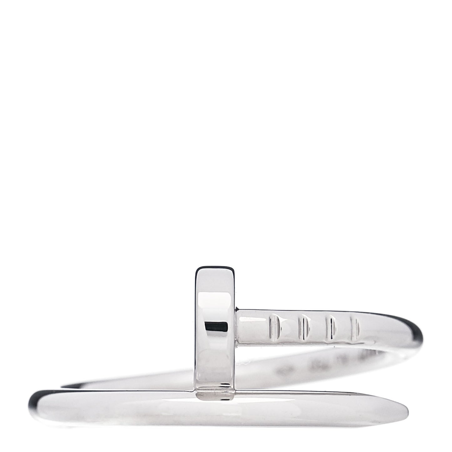 18K White Gold Small Juste Un Clou Ring 48 4.5