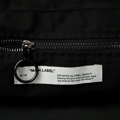 Off-White Canvas Goods Quote Tote Black White 6 of 9