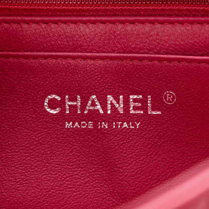 Chanel Patent Calfskin Quilted Mini Rectangular Flap Pink 6 of 13