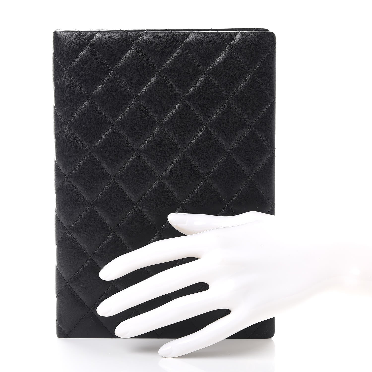 Chanel Lambskin Quilted Notebook Black 2 of 11