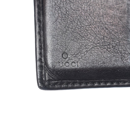 Gucci Calfskin Interlocking G French Wallet Black 6 of 11