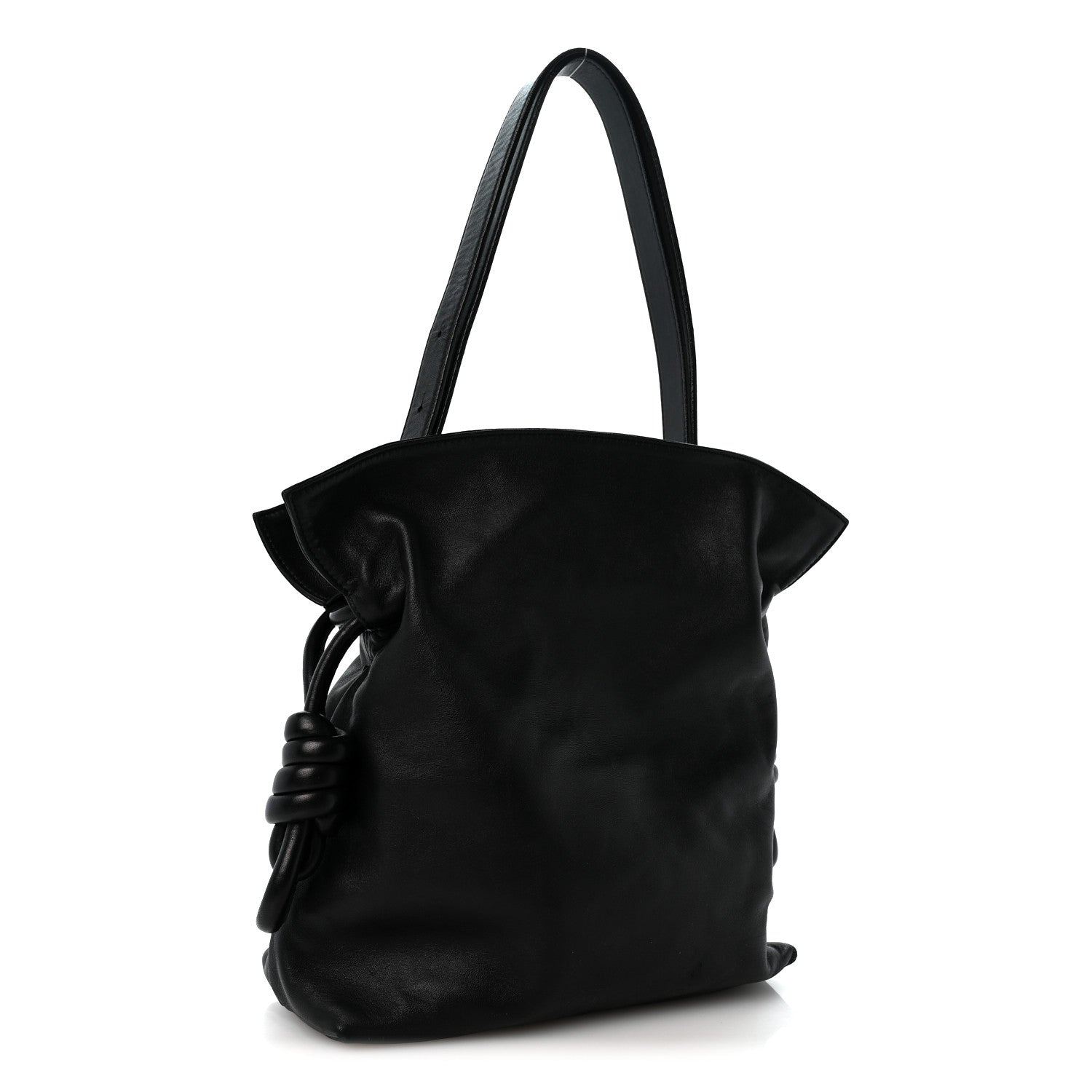 Loewe Calfskin Flamenco Knot Bag Black 2 of 12