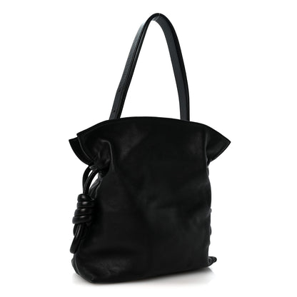 Loewe Calfskin Flamenco Knot Bag Black 2 of 12