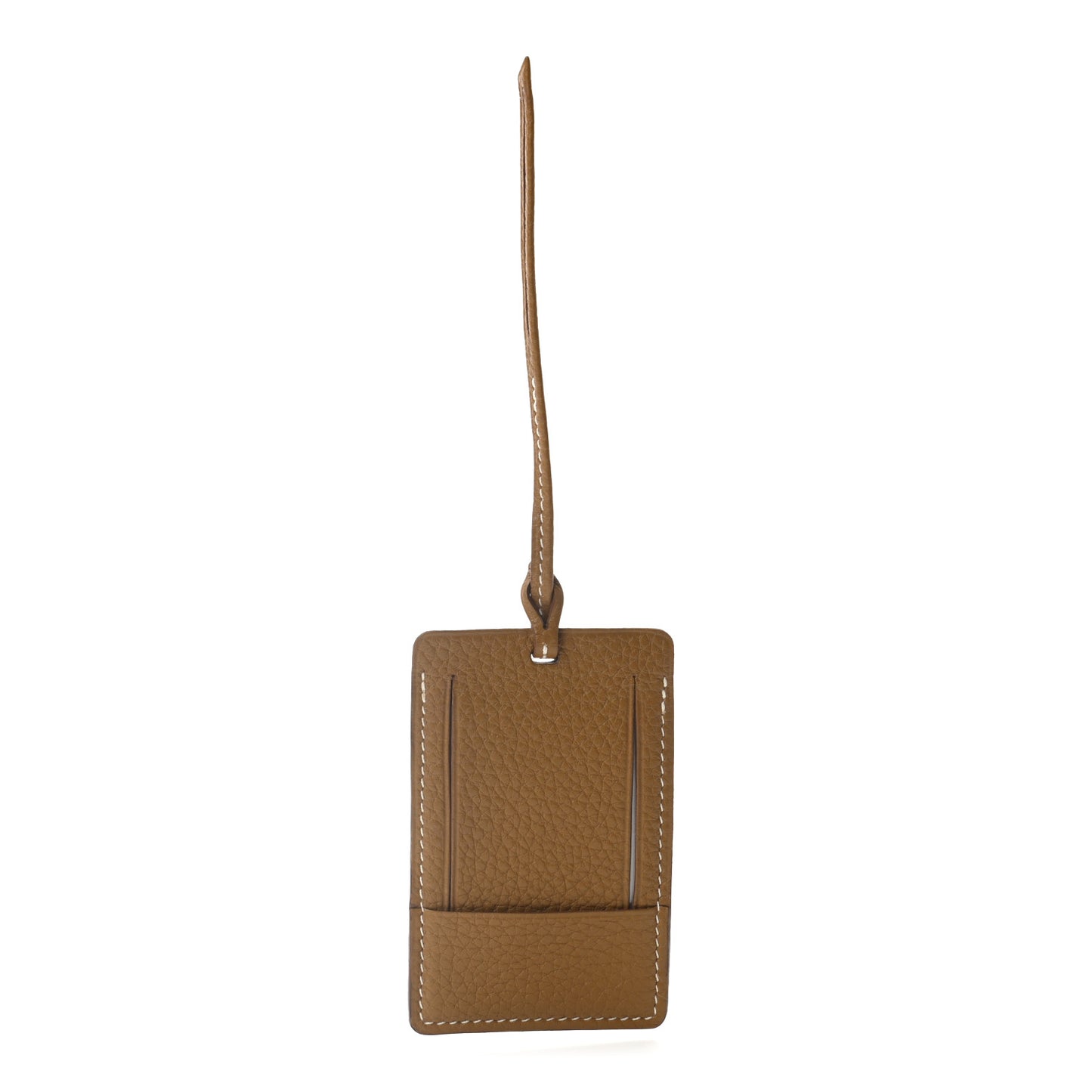 Taurillon Clemence R.M.S Travel Luggage Tag Sesame