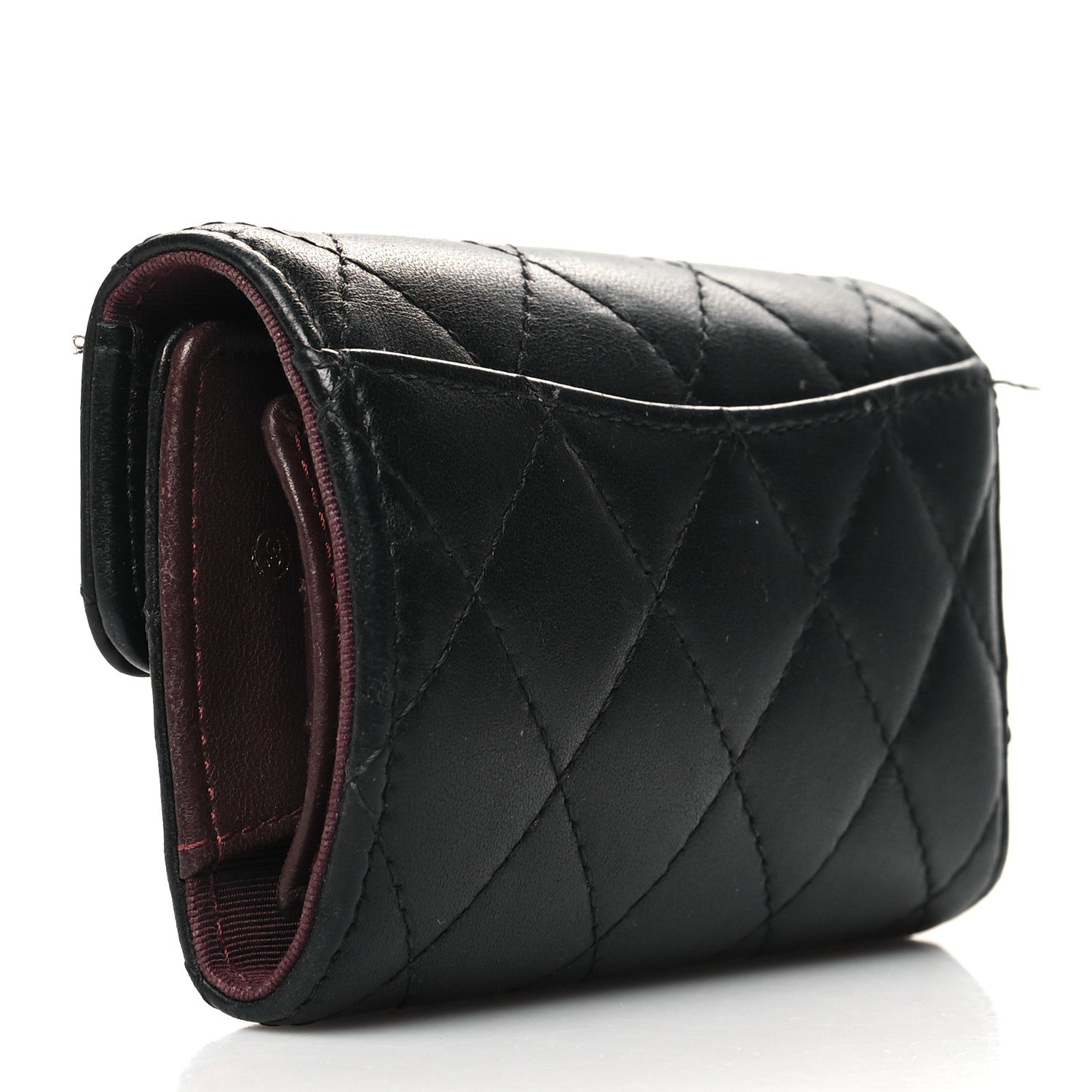Chanel Lambskin Quilted 4 Key Holder Black 3 of 13