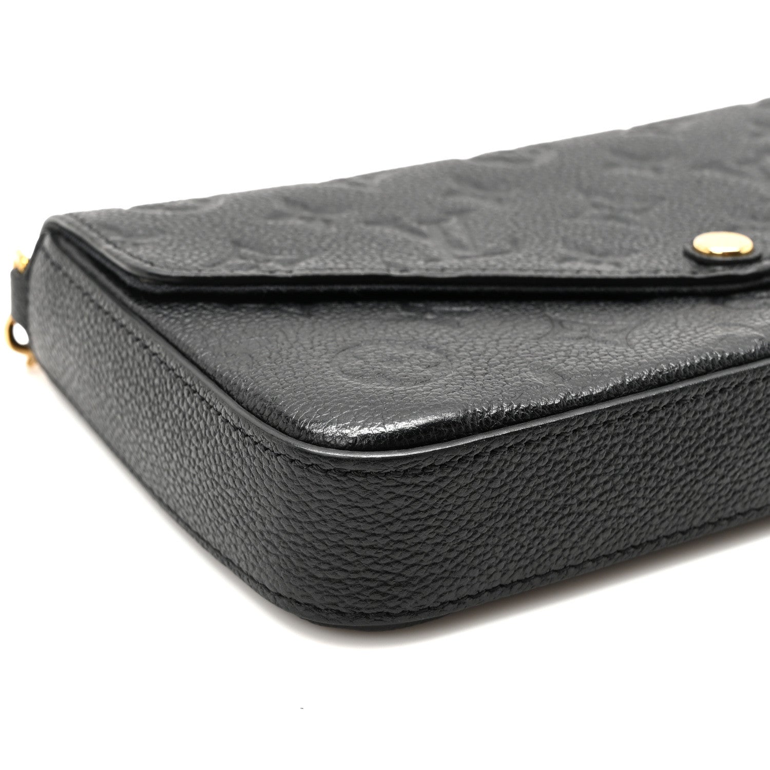 Louis Vuitton Empreinte Pochette Felicie Chain Wallet Black 9 of 10
