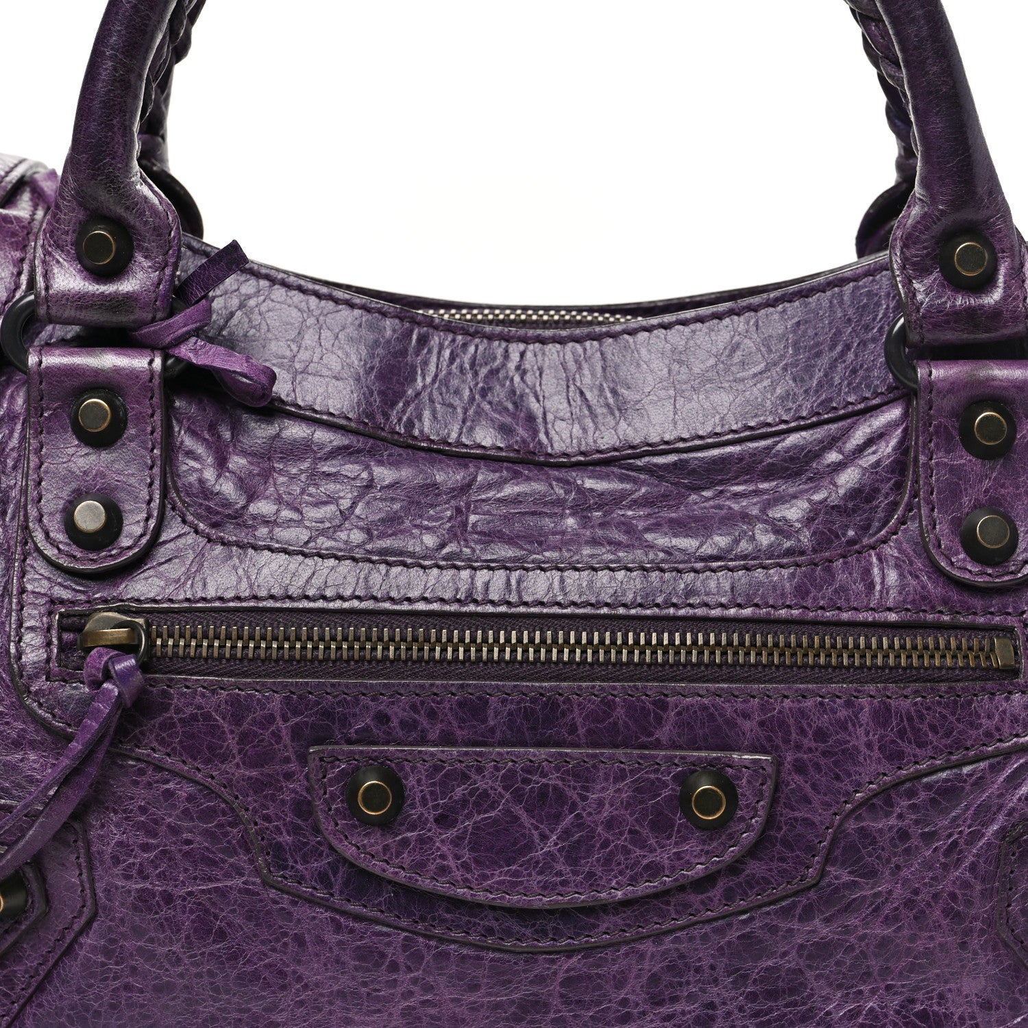 Balenciaga Agneau Classic Hardware First Raisin 9 of 14
