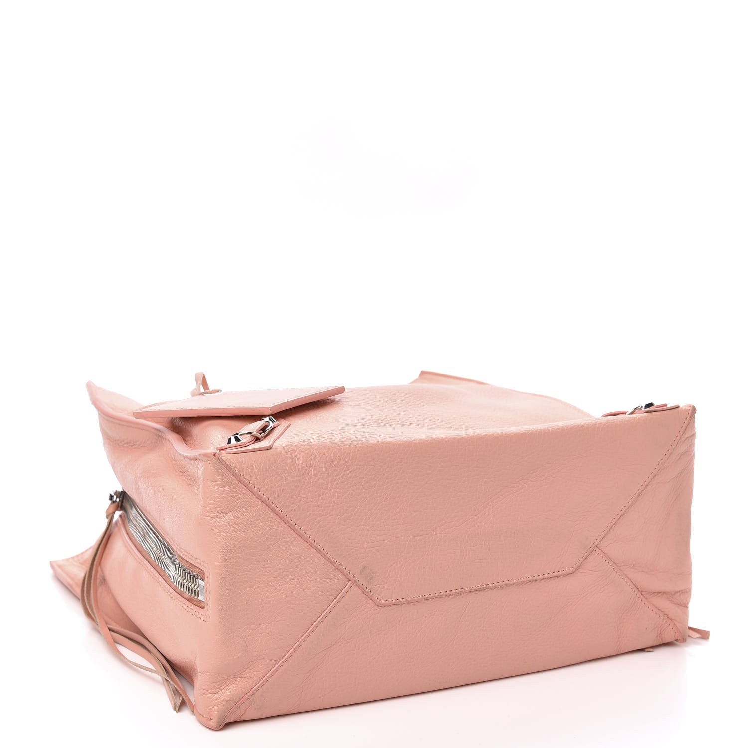 Balenciaga Veau Papier A5 Zip Around Tote Vieux Rose 4 of 11