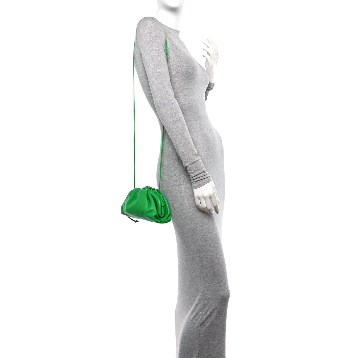 Butter Calfskin The Mini Pouch Parakeet