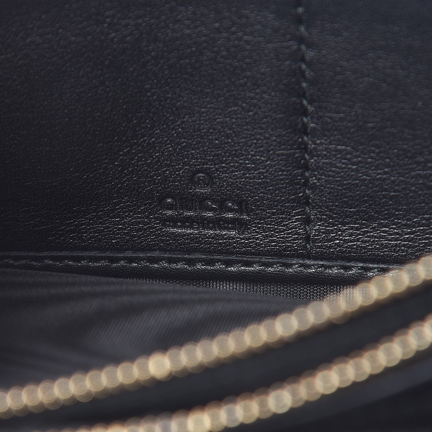 Patent Microguccissima Nice Zip Around Wallet Black