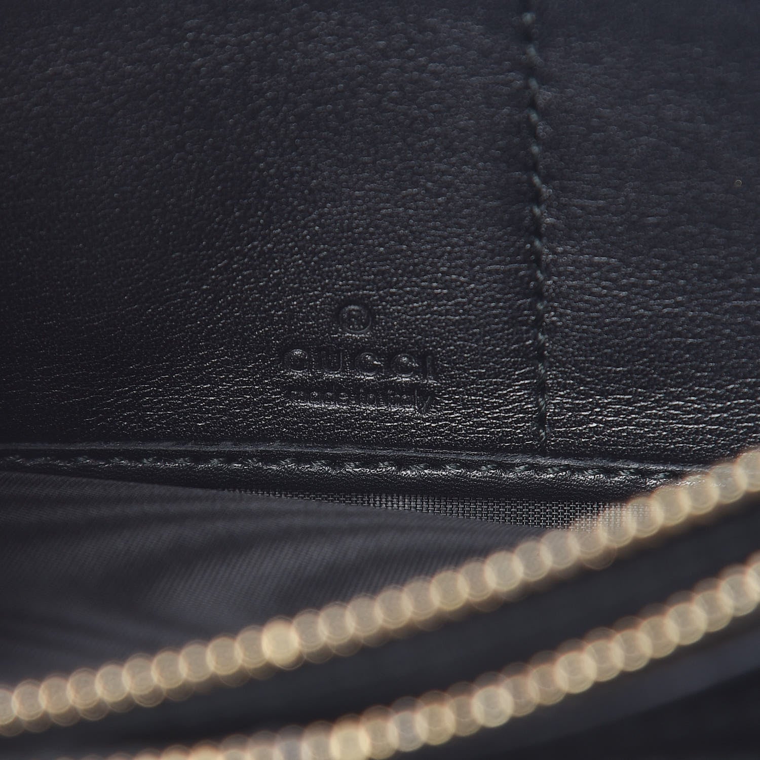 Gucci Patent Microguccissima Nice Zip Around Wallet Black 6 of 8